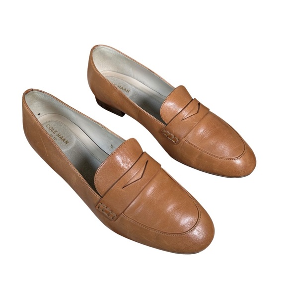 COLE HAAN Minimalist Leather Penny Loafers - Picture 4 of 10